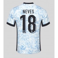Portugal Ruben Neves #18 Replica Away Shirt Euro 2024 Short Sleeve